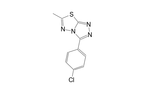 3-(4-Chlorophenyl)-6-methyl-[1,2,4]triazolo[3,4-b][1,3,4]thiadiazole