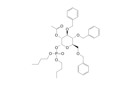 DI-N-BUTYL-(2-O-ACETYL-3,4,6-TRI-O-BENZYL-ALPHA-D-GLUCOPYRANOSYL)-PHOSPHATE