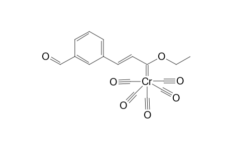 Pentacarbonyl[1-ethoxy-trans-3-(3-formylphenyl)-2-propenylidene]chromium(0)