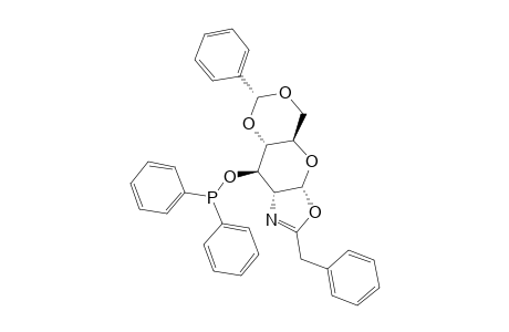 2-BENZYL-4,5-(4,6-O-BENZYLIDENE-3-O-(DIPHENYLPHOSPHINO)-1,2-DIDEOXY-ALPHA-D-GLUCOPYRANO)-[2,1-D]-2-OXAZOLINE