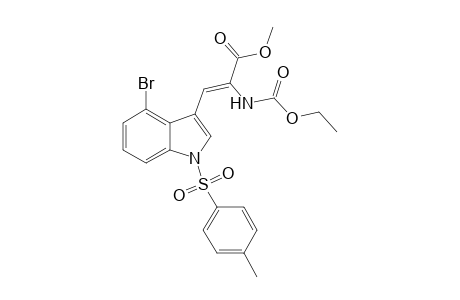 (Z)-N-Ethoxycarbonyl-4-bromo-1-tosyldehydrotryptophan Methyl ester
