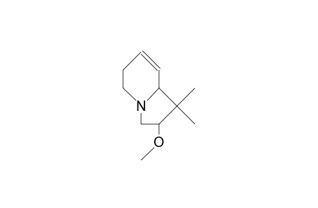1,1-Dimethyl-hexahydro-2-methoxy-indolizidine