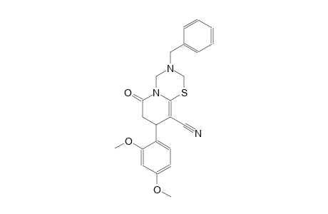 2H,6H-pyrido[2,1-b][1,3,5]thiadiazine-9-carbonitrile, 8-(2,4-dimethoxyphenyl)-3,4,7,8-tetrahydro-6-oxo-3-(phenylmethyl)-