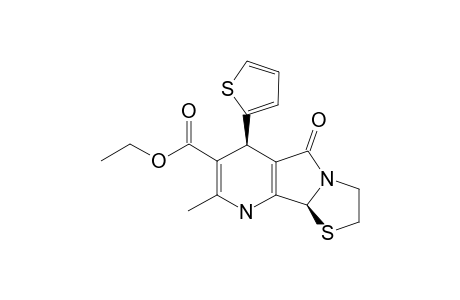 (+/-)-(6R,9BS)-ETHYL-8-METHYL-5-OXO-6-(THIEN-2''-YL)-2,3,5,6,9,9B-HEXAHYDROTHIAZOLO-[3',2':1,2]-PYRROLO-[3,4-B]-PYRIDINE-7-CARBOXYLATE