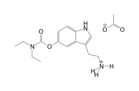 2-(5-{[(diethylamino)carbonyl]oxy}-1H-indol-3-yl)ethanaminium acetate
