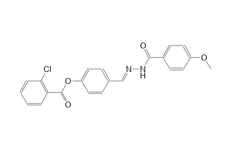 benzoic acid, 2-chloro-, 4-[(E)-[2-(4-methoxybenzoyl)hydrazono]methyl]phenyl ester