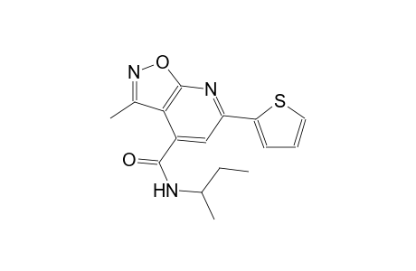 N-(sec-butyl)-3-methyl-6-(2-thienyl)isoxazolo[5,4-b]pyridine-4-carboxamide