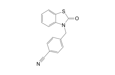 4-((2-oxo-1,3-Benzothiazol-3(2H)-yl)methyl)benzonitrile