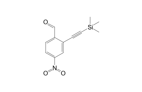 4-nitro-2-(2-trimethylsilylethynyl)benzaldehyde