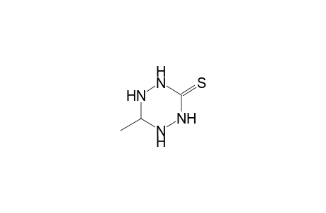 6-methyltetrahydro-s-tetrazine-3(2H)-thione