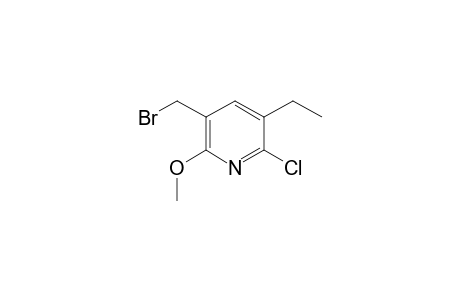 5-(bromomethyl)-2-chloro-3-ethyl-6-methoxypyridine