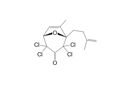 2,2,4,4-TETRACHLORO-7-METHYL-1-(3-METHYLBUT-3-EN-1-YL)-8-OXABICYCLO-[3.2.1]-OCT-6-EN-3-ONE