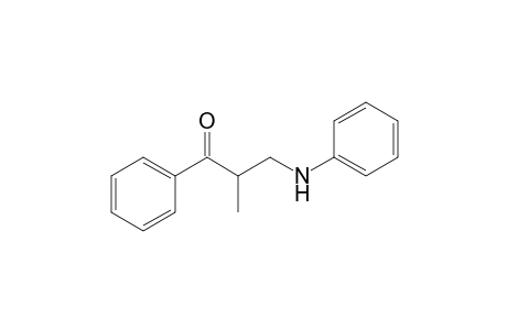 2-Methyl-1-phenyl-3-(phenylamino)propan-1-one