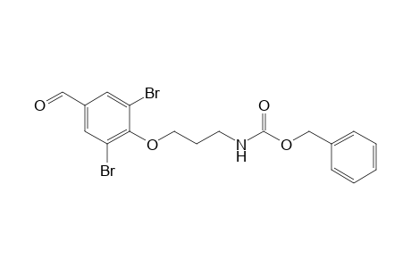 Benzyl[3-(2',6'-dibromo-4'-formylphenoxy)propyl]-carbamate