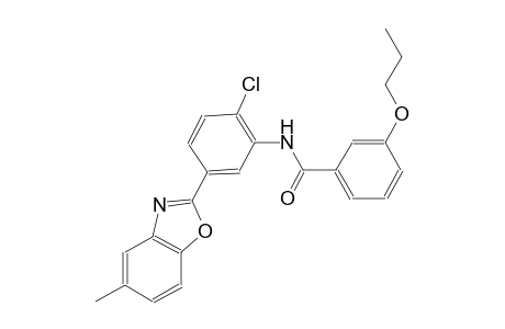 benzamide, N-[2-chloro-5-(5-methyl-2-benzoxazolyl)phenyl]-3-propoxy-