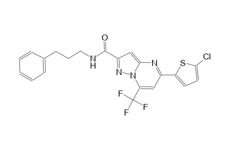 5-(5-chloro-2-thienyl)-N-(3-phenylpropyl)-7-(trifluoromethyl)pyrazolo[1,5-a]pyrimidine-2-carboxamide