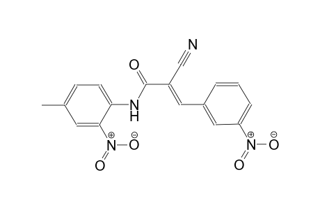 (2E)-2-cyano-N-(4-methyl-2-nitrophenyl)-3-(3-nitrophenyl)-2-propenamide