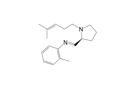 N-[1-(S)-(4'-Methyl-3'-pentenyl)-2-pyrrolidinylmethylene]-toluidine