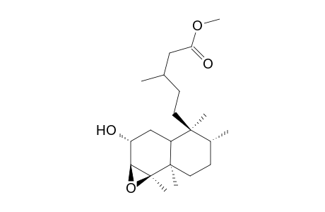 Methyl 2.alpha.-hydroxy-3.beta.,4.beta.-epoxyneo-clerodan-15-olate