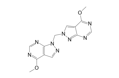 4-METHOXY-1-[(4-METHOXY-2H-PYRAZOLO-[3,4-D]-PYRIMIDIN-2-YL)-METHYL]-1H-PYRAZOLO-[3,4-D]-PYRIMIDINE