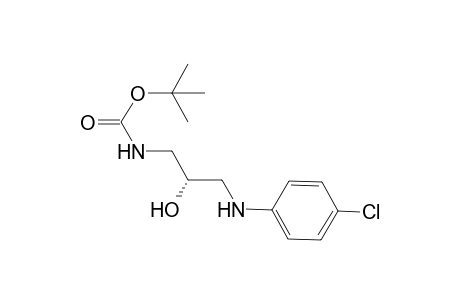 (S)-1-(4-Chlorophenyl)amino-3-(N-Boc)amino-2-propanol
