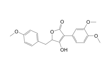 2(5H)-Furanone, 3-(3,4-dimethoxyphenyl)-4-hydroxy-5-[(4-methoxyphenyl)methyl]-