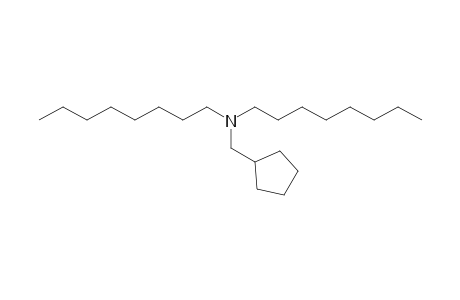 Cyclopentylmethylamine, N,N-dioctyl-