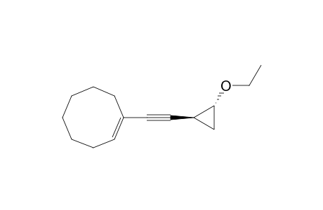 1-[(trans-2-Ethoxycyclopropyl)ethynyl]cyclooct-1-ene