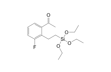 1-[3-fluoranyl-2-(2-triethoxysilylethyl)phenyl]ethanone