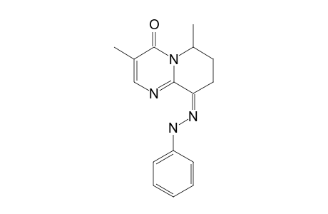Z-9-PHENYLHYDRAZONO-3,6-DIMETHYL-6,7,8,9-TETRAHYDRO-4H-PYRIDO-[1,2-A]-PYRIMIDIN-4-ONE
