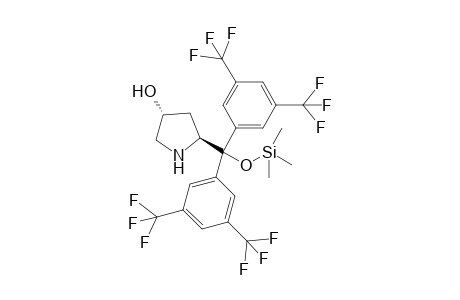 (3R,5S)-5-{Bis[3,5-bis(trifluoromethyl)phenyl](trimethylsiloxy)methyl}pyrrolidin-3-ol