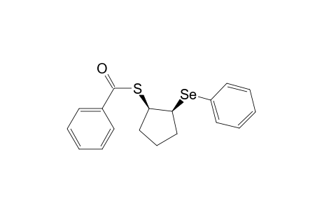 Benzenecarbothioic acid, S-[2-(phenylseleno)cyclopentyl]ester, cis-
