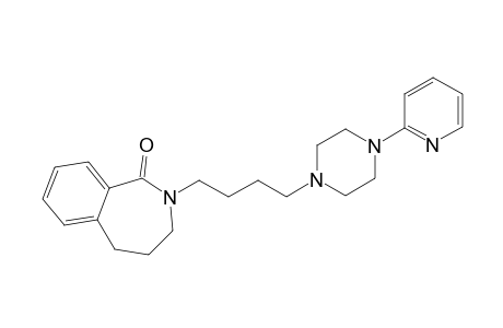 2,3,4,5-Tetrahydro-N-[4-(4-(2-pyridyl)piperazin-1-yl)butyl]benzo-[c]azepin-1-one