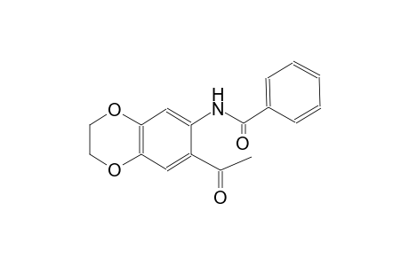 benzamide, N-(7-acetyl-2,3-dihydro-1,4-benzodioxin-6-yl)-