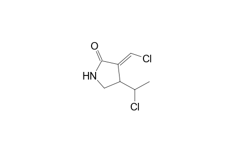 .alpha.-(E)-Chloromethylene-.beta.-(1"-chloroethyl)-.gamma.-butyrolactam