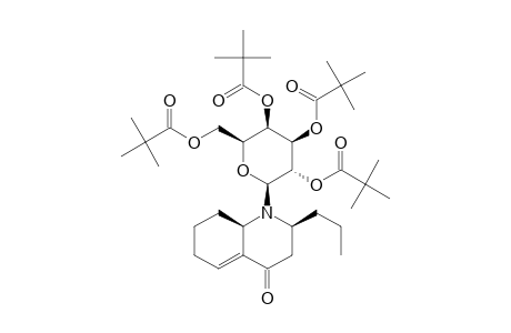 (2S,8AR)-N-(2,3,4,6-TETRA-O-PIVALOYL-BETA-D-GALACTOPYRANOSYL)-2-PROPYL-4A,5-DIDEHYDRO-DECAHYDROQUINOLIN-4-ONE