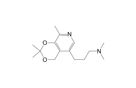 Dimethyl-[3-(2,2,8-trimethyl-4H-[1,3]dioxino[4,5-c]pyridin-5-yl)propyl]amine