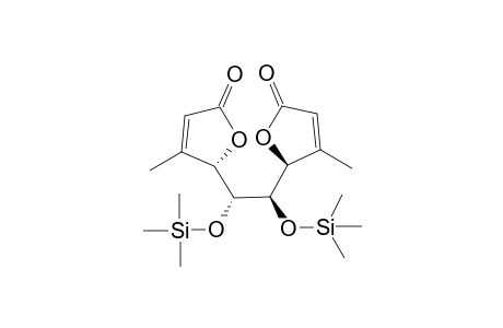 5,5'-[1",2"-bis[(Trimethylsilyl)oxy]ethane-1",2"-diyl] - bis[4'-methyl-2(5H)-furanone]