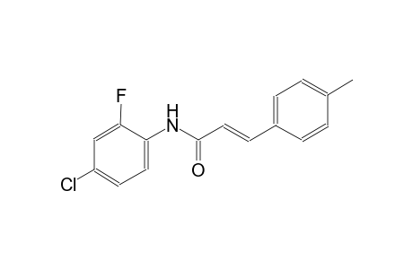 (2E)-N-(4-chloro-2-fluorophenyl)-3-(4-methylphenyl)-2-propenamide