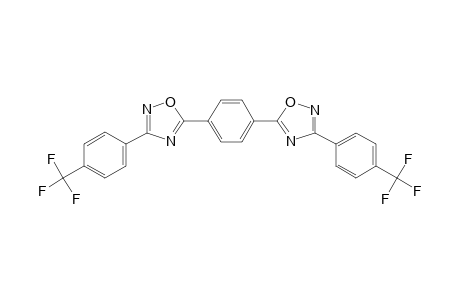 1,4-bis[3-[4-Trifluoromethylphenyl]-1,2,4-oxadiazolyl]benzene