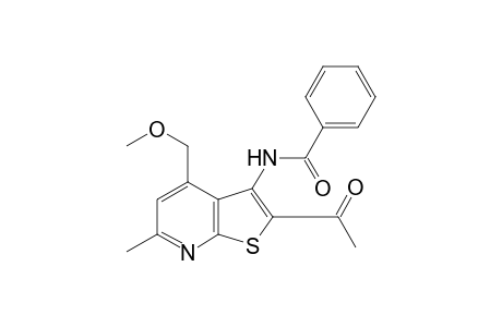 N-[2-acetyl-4-(methoxymethyl)-6-methylthieno[2,3-b]pyridin-3-yl]benzamide
