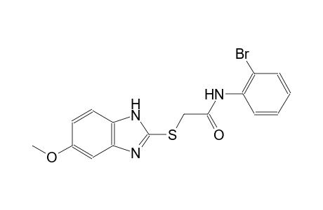 N-(2-bromophenyl)-2-[(5-methoxy-1H-benzimidazol-2-yl)sulfanyl]acetamide