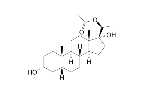 5β-pregnane-3α,17,20α-triol, 20-acetate