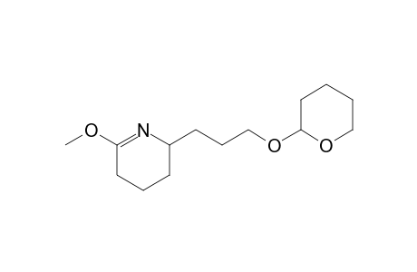 Pyridine, 2,3,4,5-tetrahydro-6-methoxy-2-[3-[(tetrahydro-2h-pyran-2-yl)oxy]propyl]-