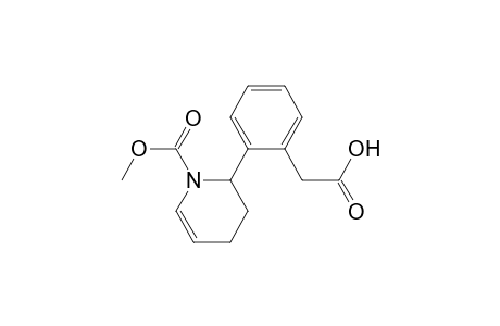 1-(methoxycarbonyl)-2-[2-(carboxymethyl)phenyl]-1,2,3,4-tetrahydropyridine