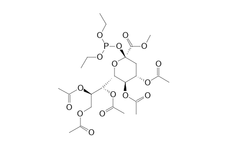 DIETHYL-(METHYL-4,5,7,8,9-PENTA-O-ACETYL-3-DEOXY-D-GLYCERO-BETA-D-GALACTO-2-NONULOPYRANOSYLONATE)-PHOSPHITE