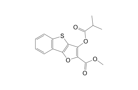 3-hydroxyfuro[3,2-b]benzo[b]thiophene-2-carboxylic acid, methyl ester, isobutyrate