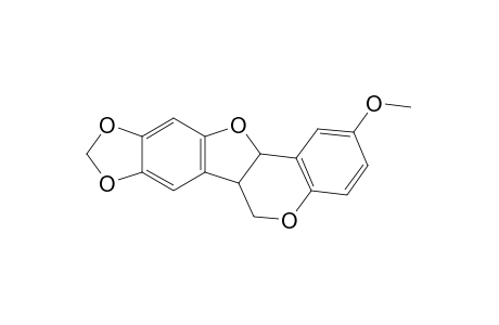 6a,12a-dihydro-2-methoxy-6H-1,3-dioxolo[5,6]benzofuro[3,2-c][1]benzopyran