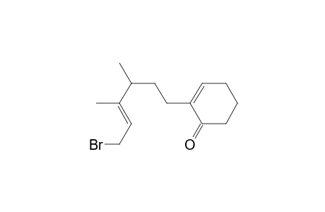 2-[(E)-6-bromanyl-3,4-dimethyl-hex-4-enyl]cyclohex-2-en-1-one
