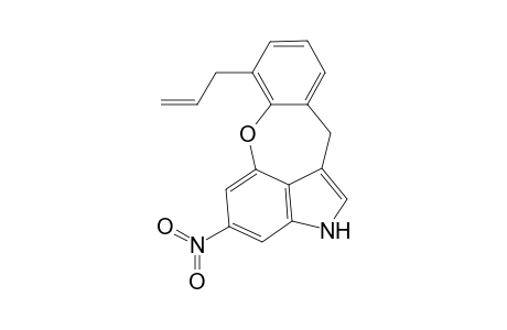 15-nitro-4-(prop-2-en-1-yl)-2-oxa-12-azatetracyclo[8.6.1.0(3,8).0(13,17)]heptadeca-1(16),3,5,7,10,13(17),14-heptaene
